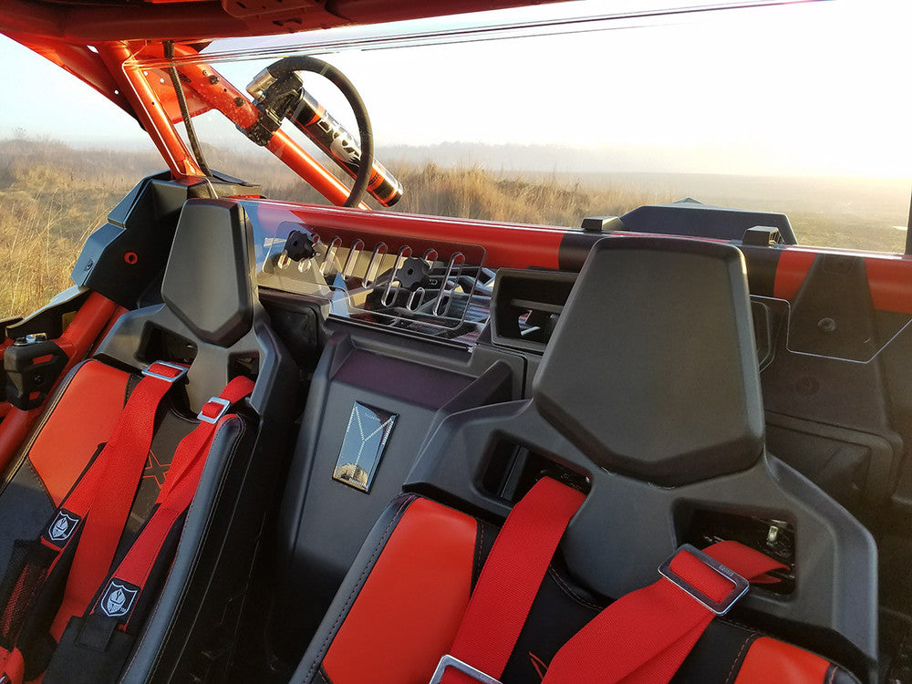 Spike Power Sports Can Am Maverick X3 Rear Shield With Sliding Vent - JT Cycle & ATV