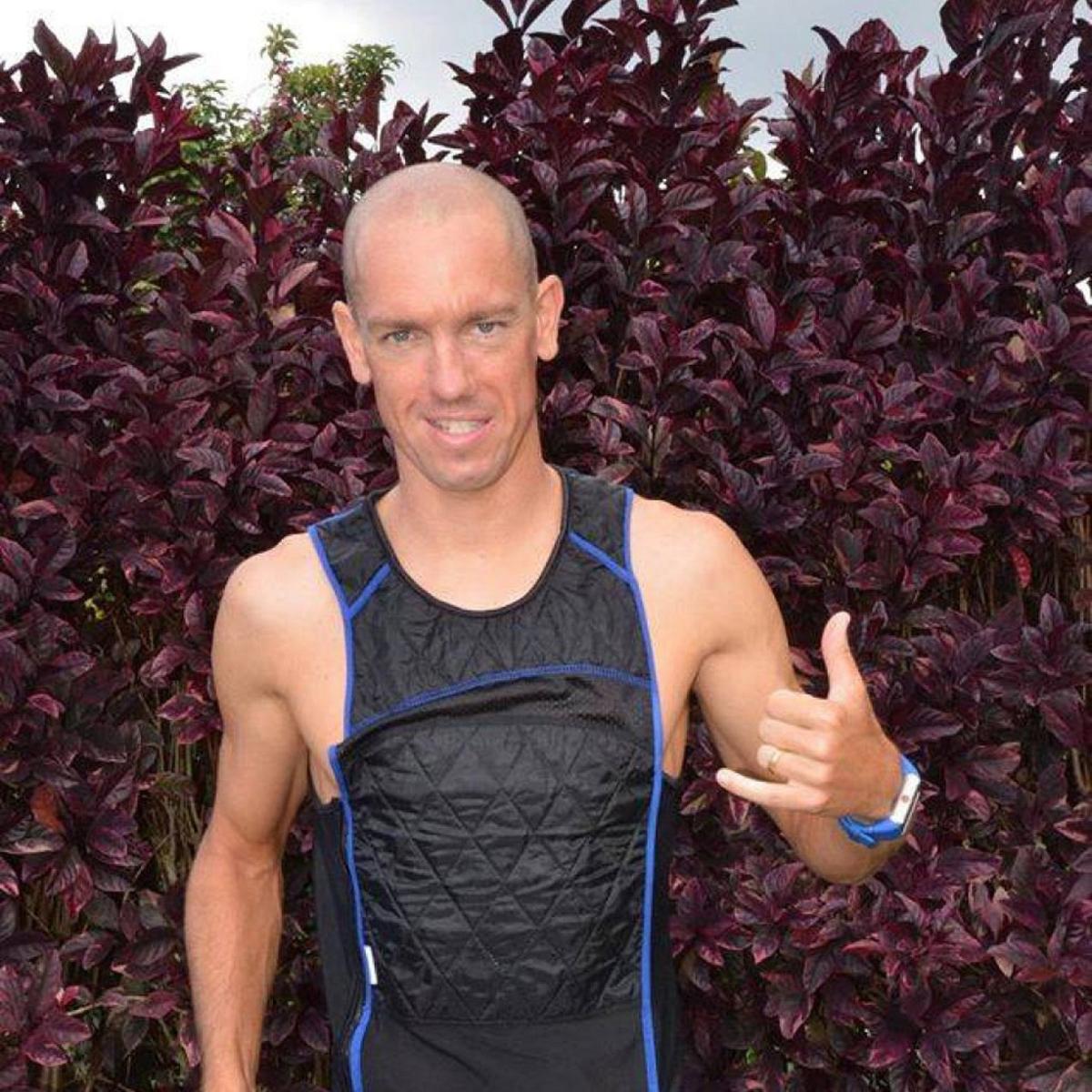 TECHNICHE HYPERKEWL KEWLSHIRT EVAPORATIVE COOLING SHIRT SPORTS TANK TOP CROSS COUNTRY RUNNING