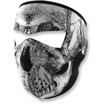 Zan Headgear WNFM002 Neoprene Full-Face Mask Skull Face - JT Cycle & ATV