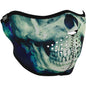 Zan Headgear WNFM414H Neoprene Half Face Mask, Paint Skull - JT Cycle & ATV